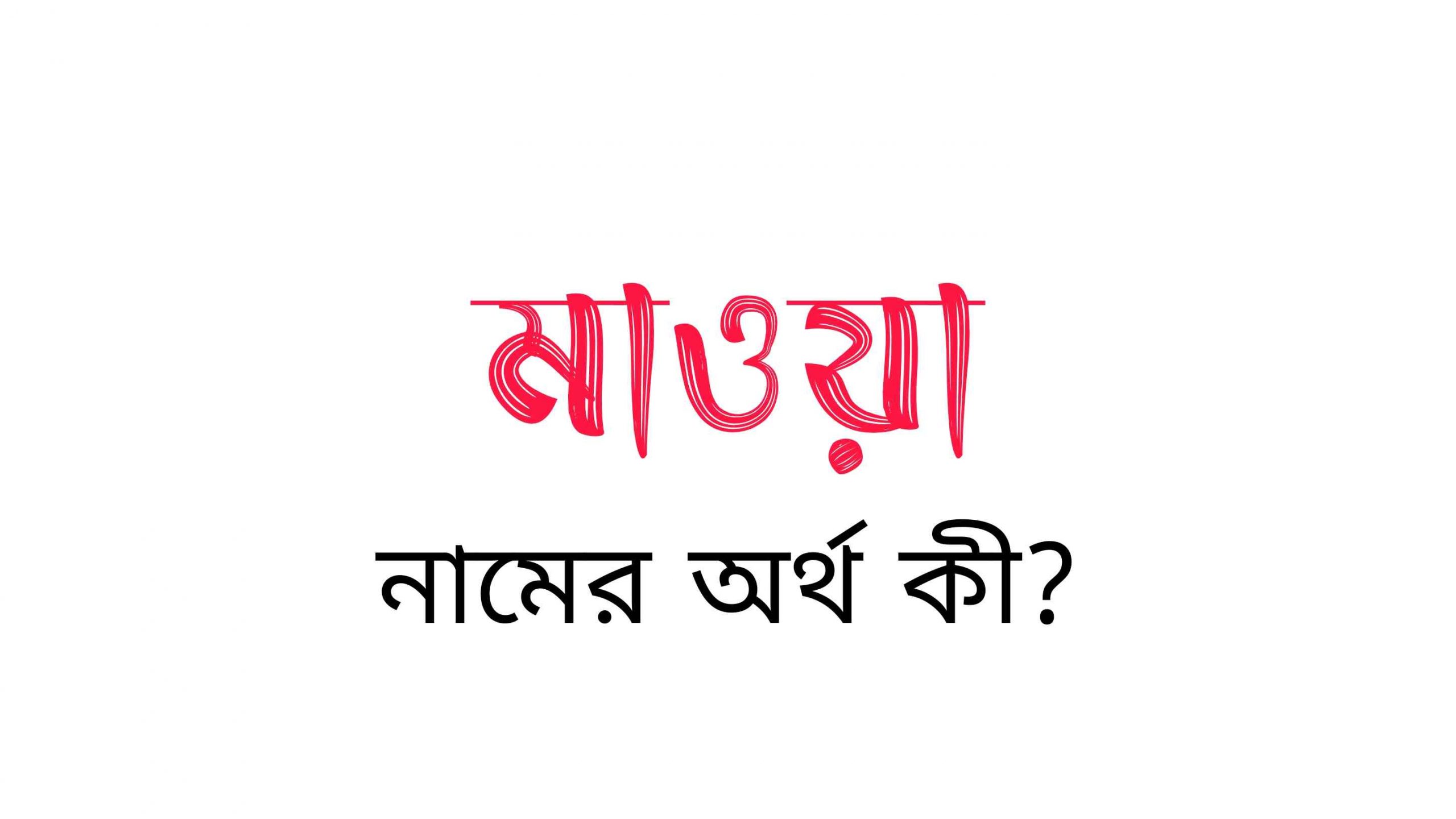 মাওয়া নামের অর্থ কি? (বাংলা ও ইসলামিক অর্থ জানুন) – Maowa Namer Ortho