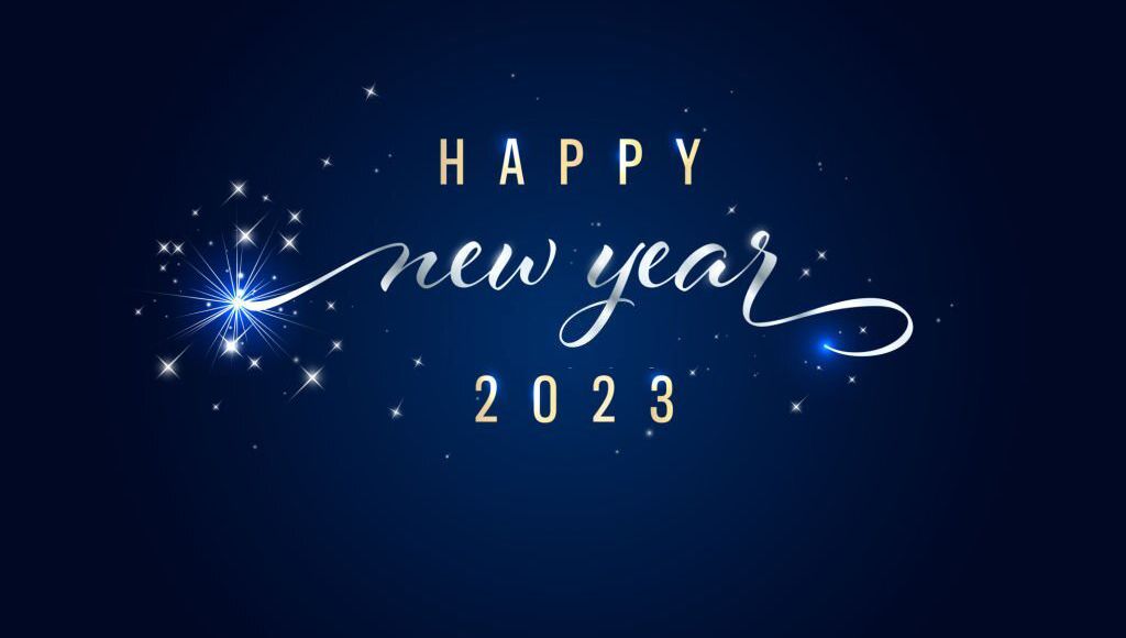 Happy New Year 2023 card