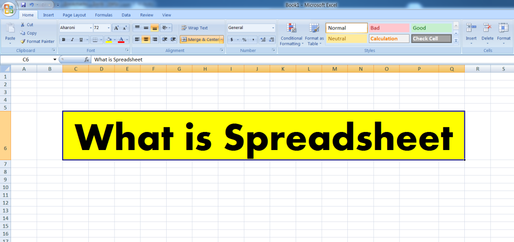 What is Spreadsheet