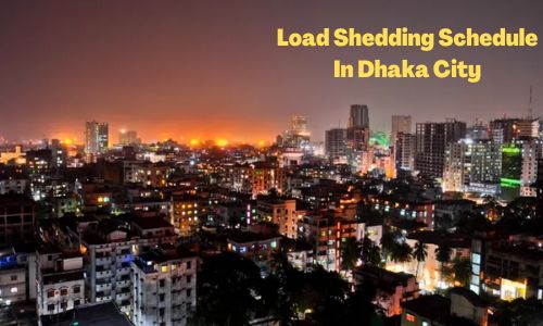 Load Shedding Schedule In Dhaka City: Dhaka Area PDF