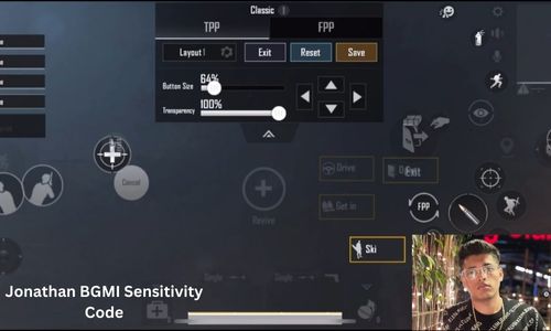 Jonathan BGMI Sensitivity Code 2025: Setting & Control