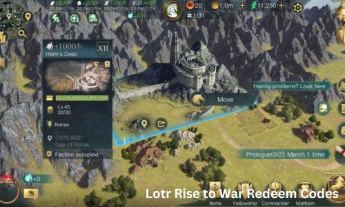 LOTR Rise to War Redeem Codes: New Codes Updated 2025