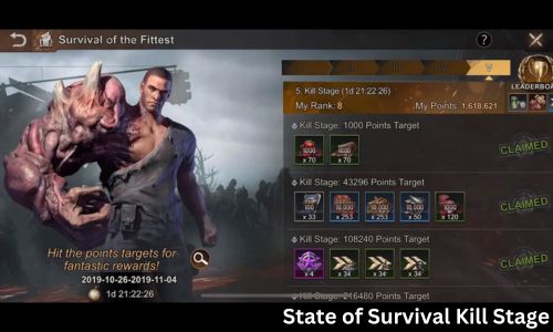 State of Survival Kill Stage: Zombie War – Survival of the Fittest