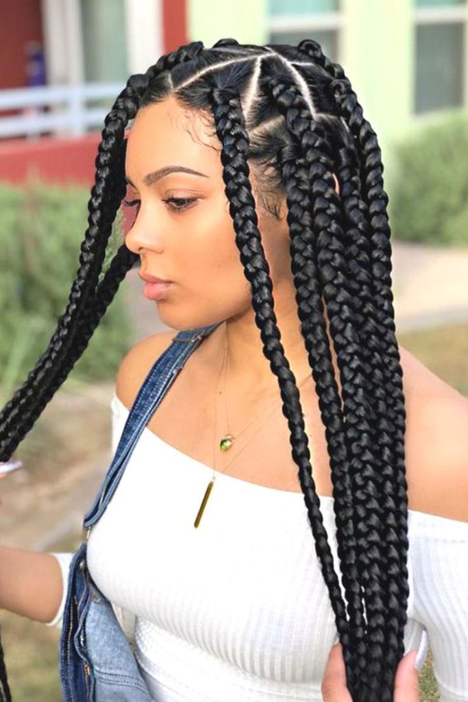 Bold Box Braids 