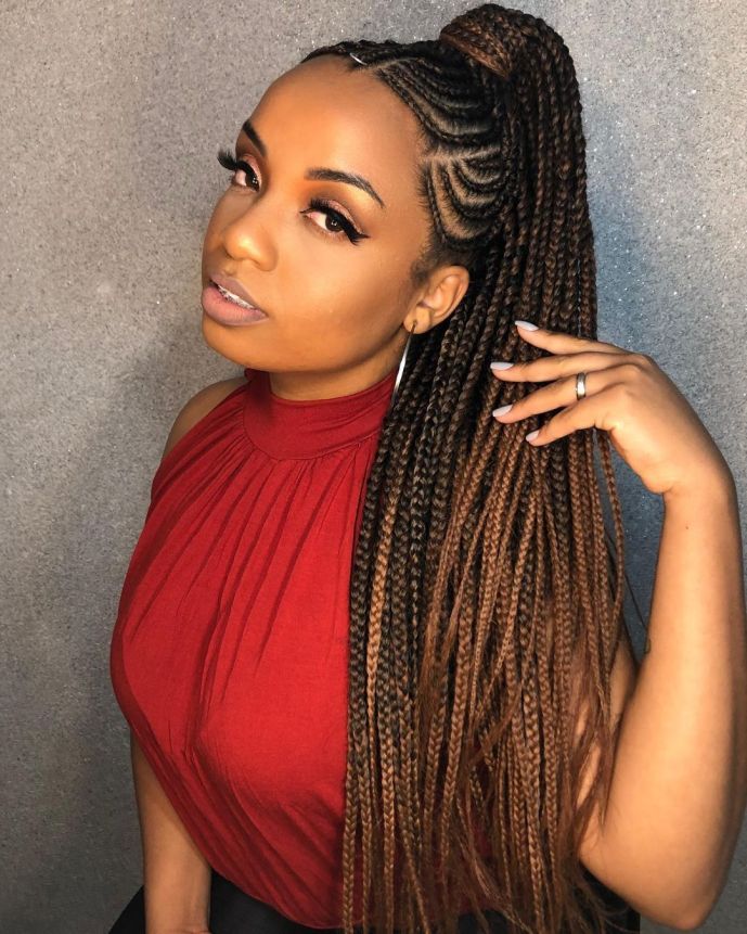 Chunky Box Braids