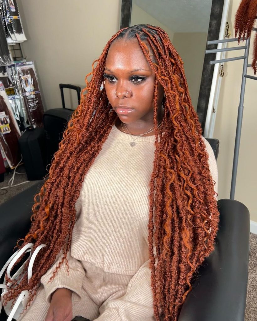 Color Highlights Soft Locs