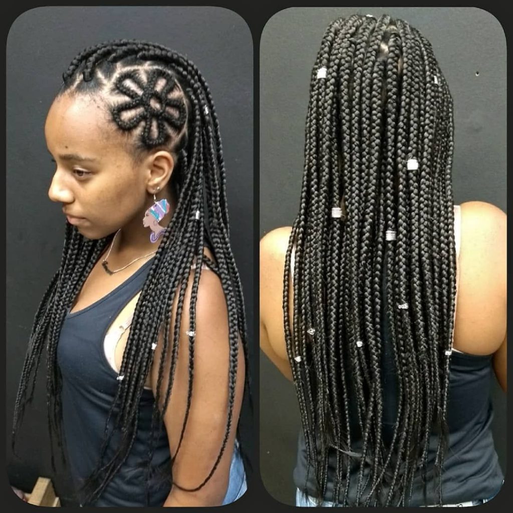 Creative Box Braids