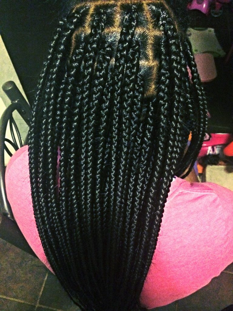 Long Neat Box Braids