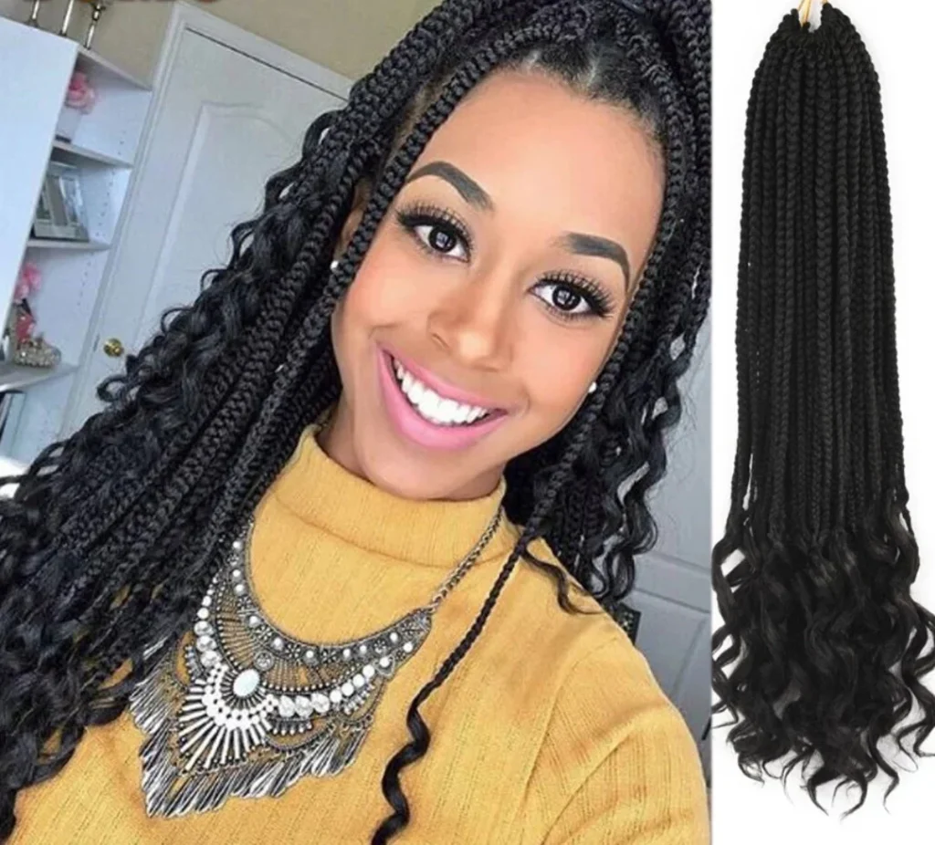 Loose Ends Box Braids