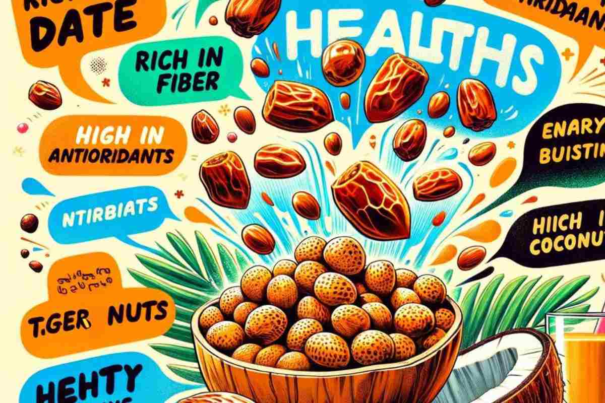 Health Benefits of Tiger Nuts, Dates, and Coconut Drink