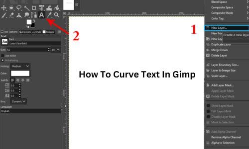 How To Curve Text In Gimp? A Step By Step Guide