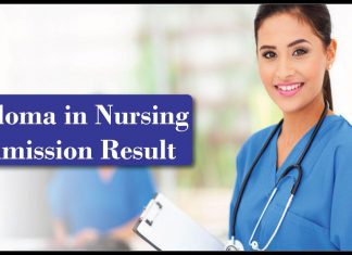 Diploma in Nursing Admission Result
