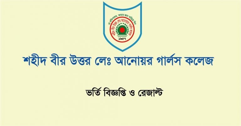 Shaheed Anwar College HSC Admission