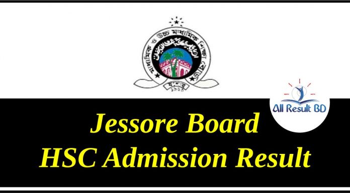 HSC admission result Jessore Board
