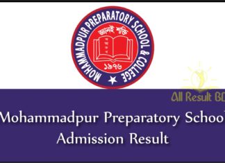 Mohammadpur Preparatory School Admission