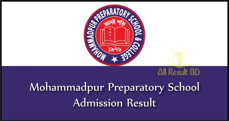 Mohammadpur Preparatory School Admission