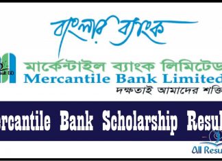 Mercantile Bank Scholarship Result