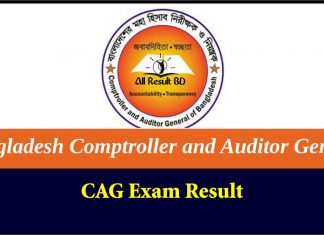 CAG Exam Result