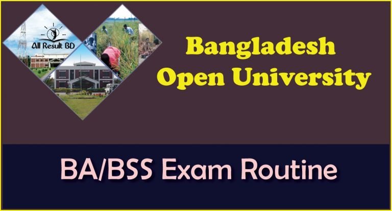 Open University BA/BSS Exam Routine