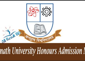 Jagannath University Honours Admission Notice