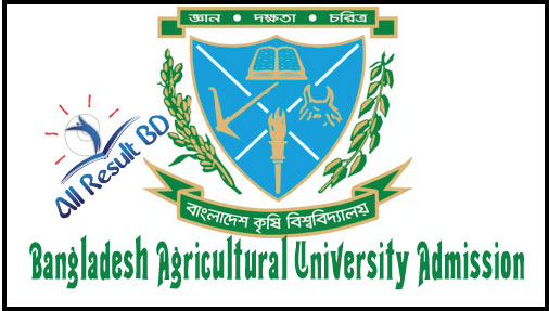 Bangladesh Agricultural University Admission Circular