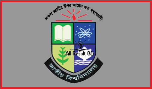 NU Consolidated Result 2022 | NU CGPA Result 2022 4th year