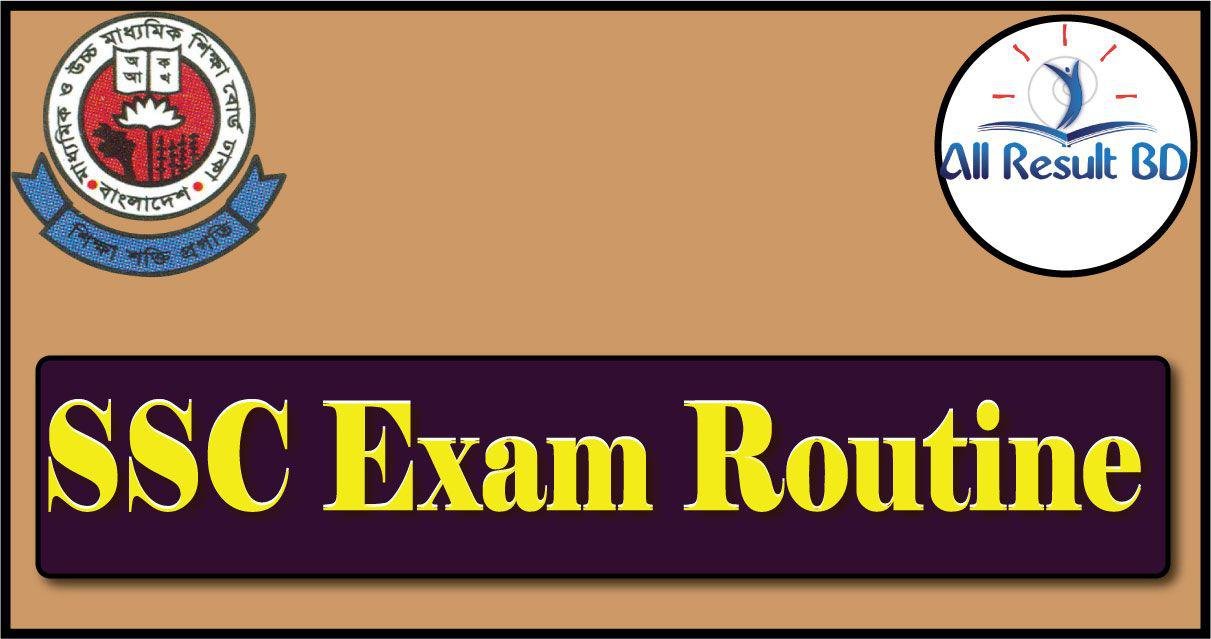 SSC Routine 2024 PDF All Education Board   SSC Routine 