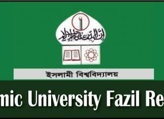 Islamic University Kushtia Fazil Result