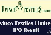Evince Textiles Limited IPO Result
