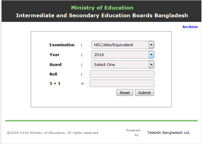 HSC Result 2020 Date Published All Education Board Result