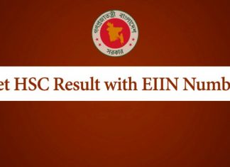HSC Result with EIIN Number