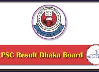 PSC Result 2024 Dhaka Board