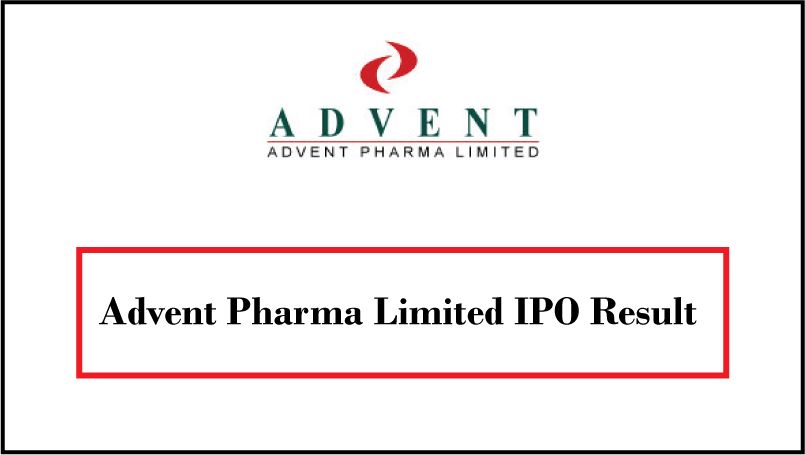 Advent Pharma Limited IPO Result