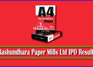 Bashundhara Paper Mills Ltd IPO Result