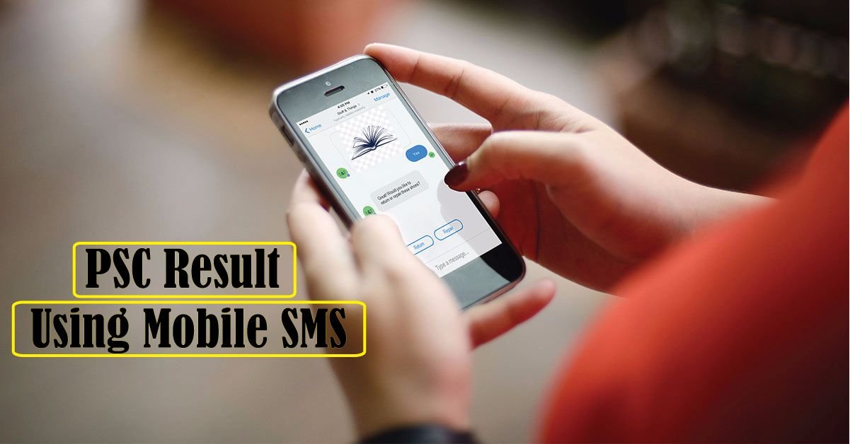 psc result sms