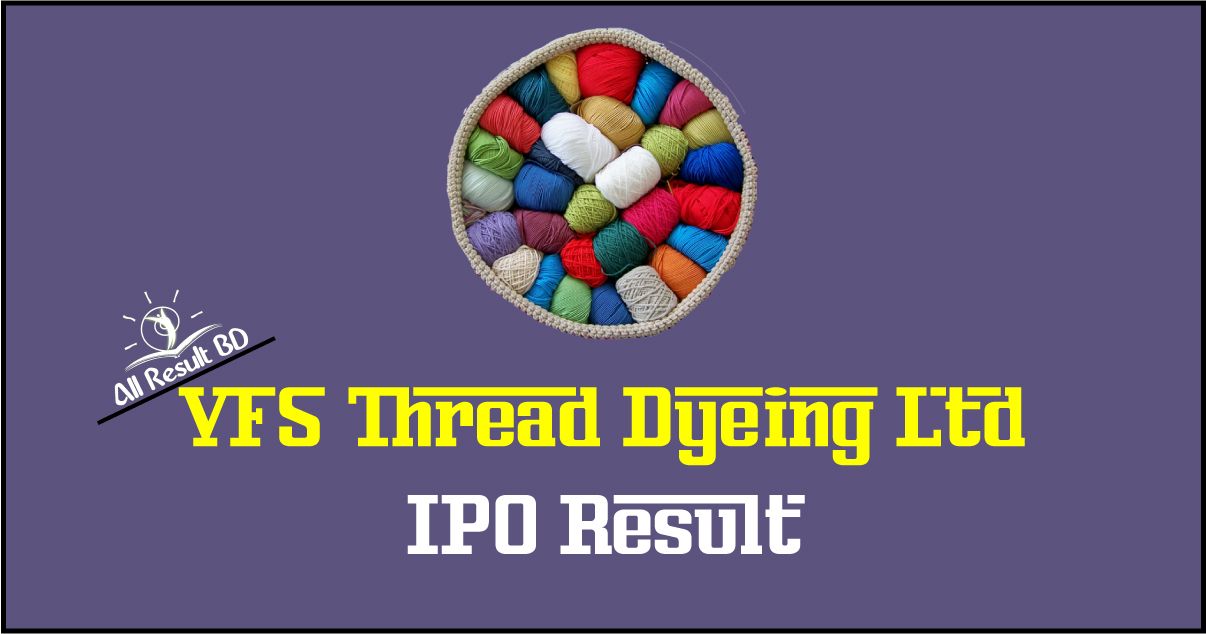 VFS Thread Dyeing Ltd IPO Result