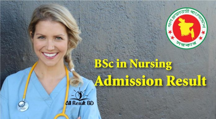 BSc in Nursing Admission Result