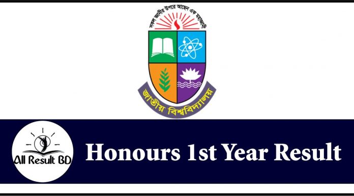 Honours 1st Year Result