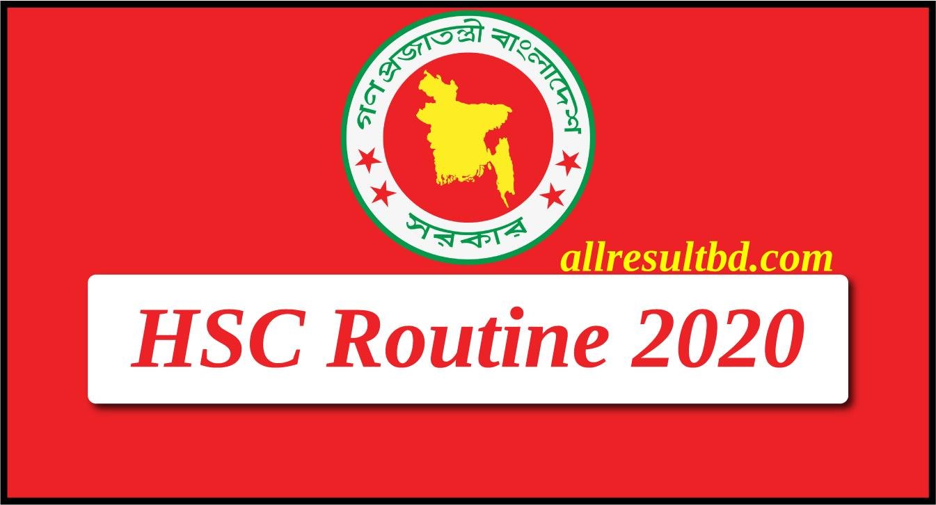 HSC Routine 2020 HSC Routine 2020