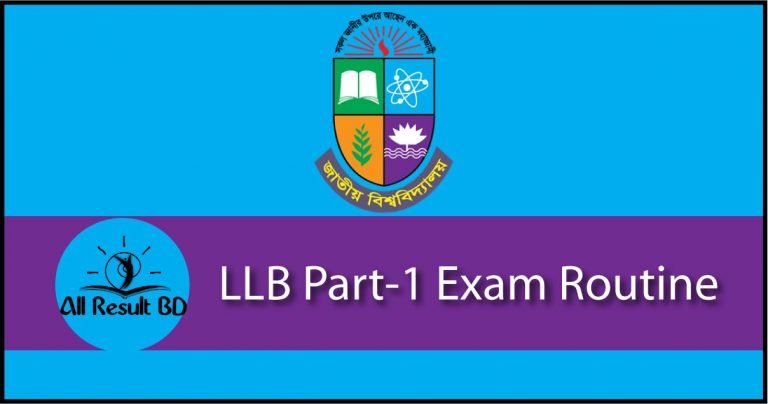NU LLB Part-1 Exam Routine