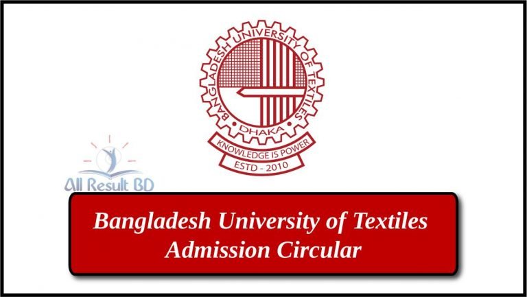 BUTEX Admission Circular