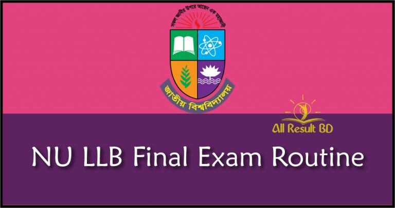 NU LLB Final Exam Routine