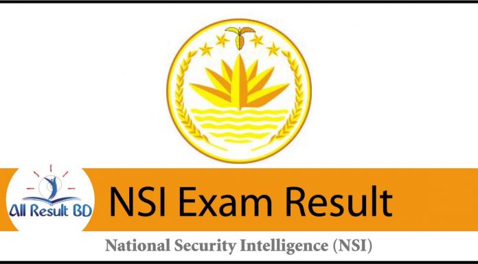 NSI Exam Result