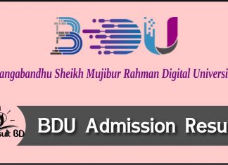 BDU Admission Result