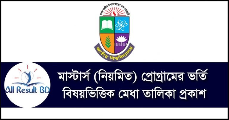 Masters Final Year Admission Result