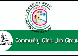 Community Clinic Job Circular