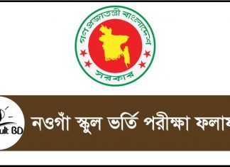 Naogaon zilla school admission result