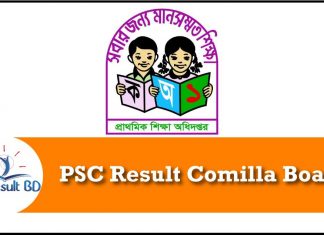 PSC Result Comilla Board
