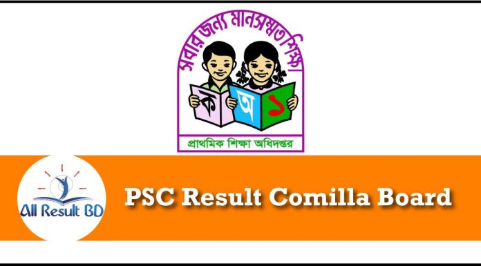 PSC Result Comilla Board