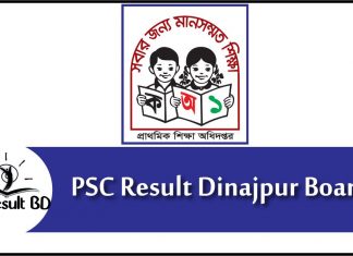 PSC Result Dinajpur Board